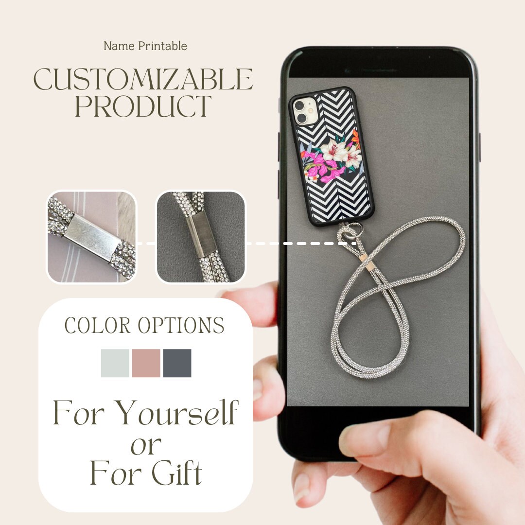 Universal Phone Lanyard With Customization Option, Detachable Phone Strap, Different Length Options - Image 2