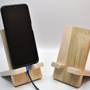 Wood Phone Stand - Simple Desk Holder