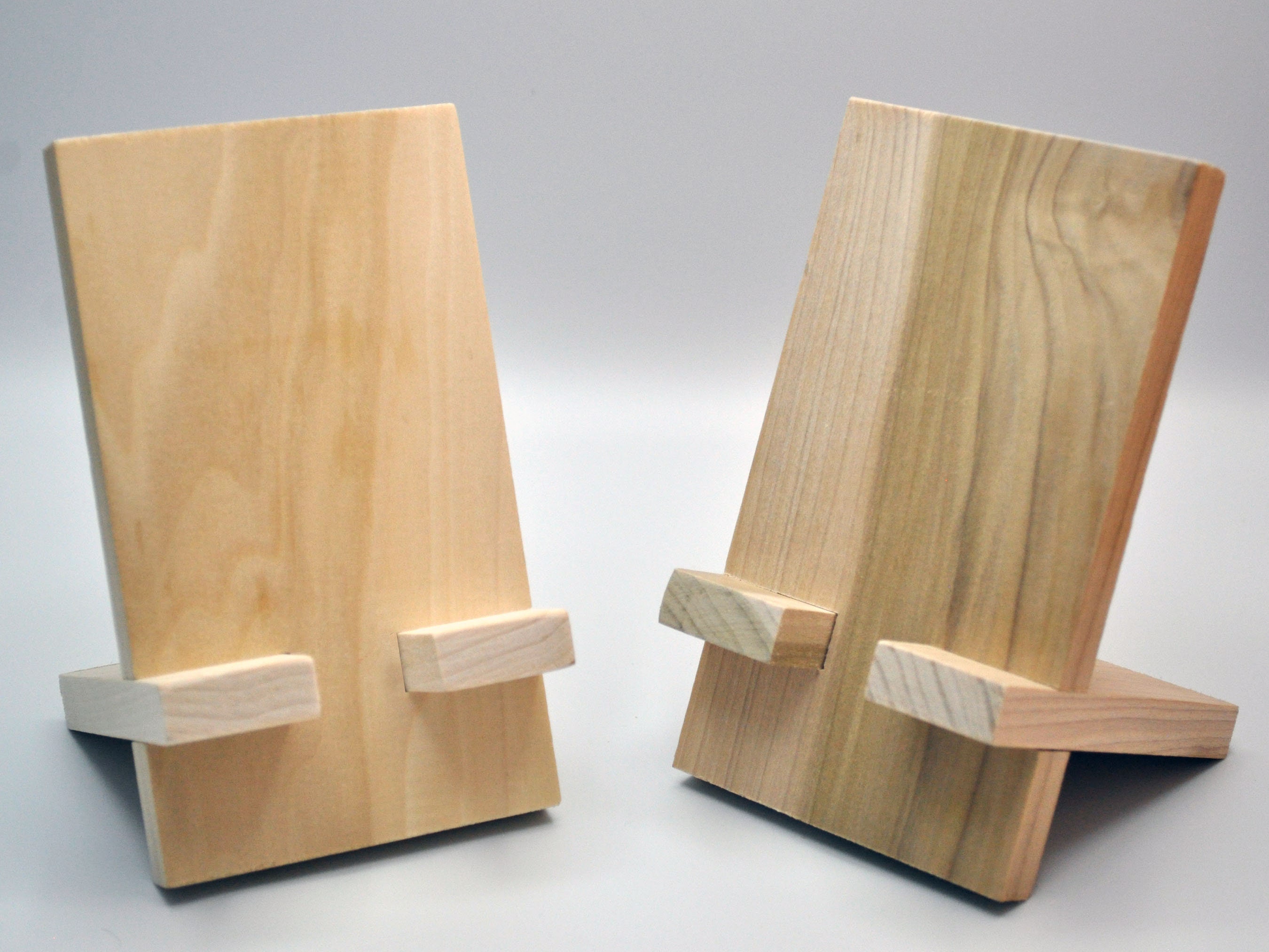 Wood Phone Stand - Simple Desk Holder - Image 2