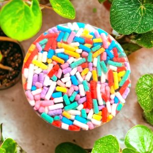 Sprinkle Phone Grip: Candy Resin, Magnetic Option