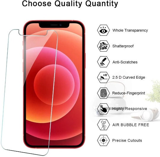 For Apple iPhone Models - 100% Genuine Tempered Glass Screen Protector (2 Pack) - Image 3