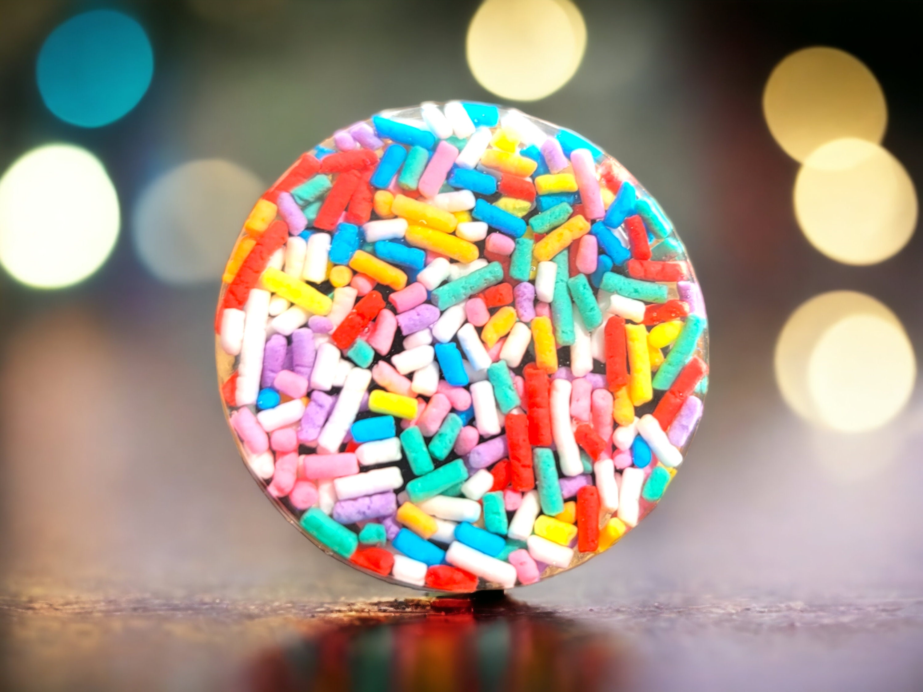 Sprinkle Phone Grip: Candy Resin, Magnetic Option - Image 2