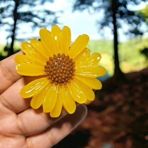 Sunflower Phone Grip: Magnetic Stand, Vibrant Floral Accessory