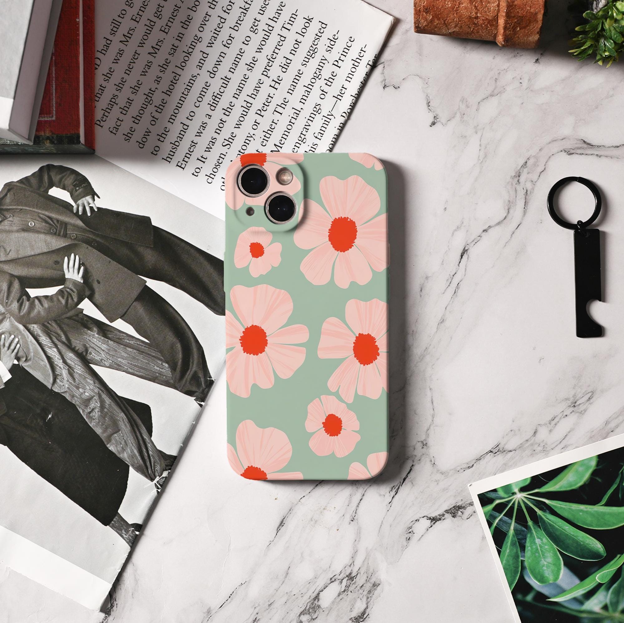 Simple Flowers Phone Case for iPhone Models - Image 3