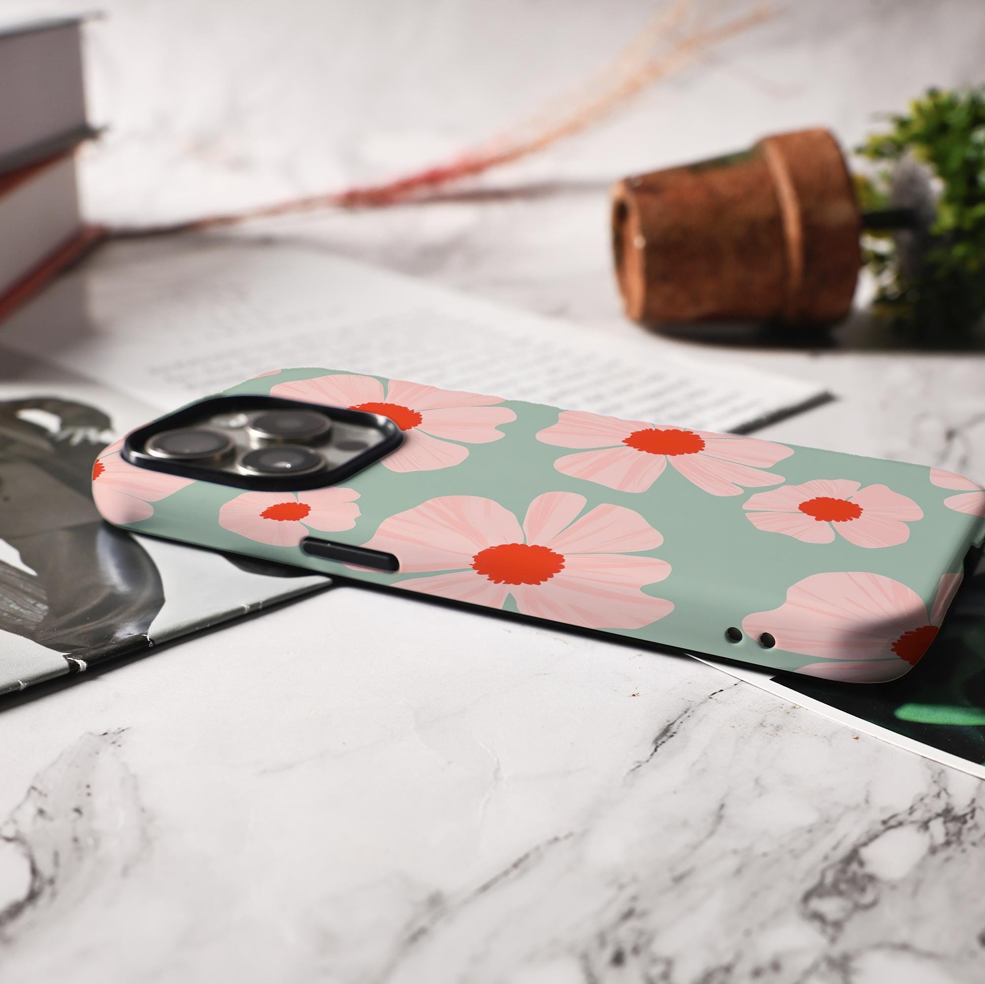 Simple Flowers Phone Case for iPhone Models - Image 6