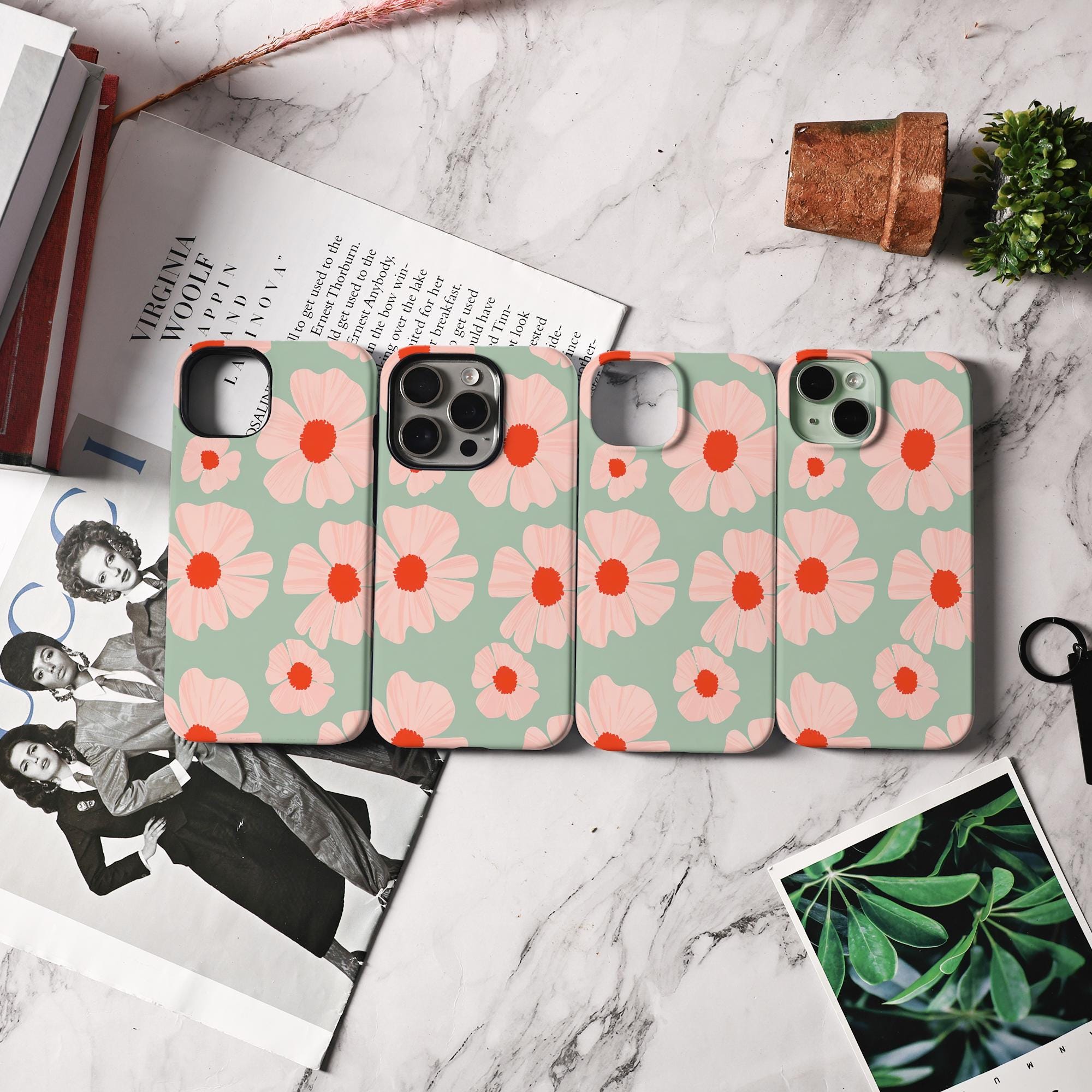 Simple Flowers Phone Case for iPhone Models - Image 4