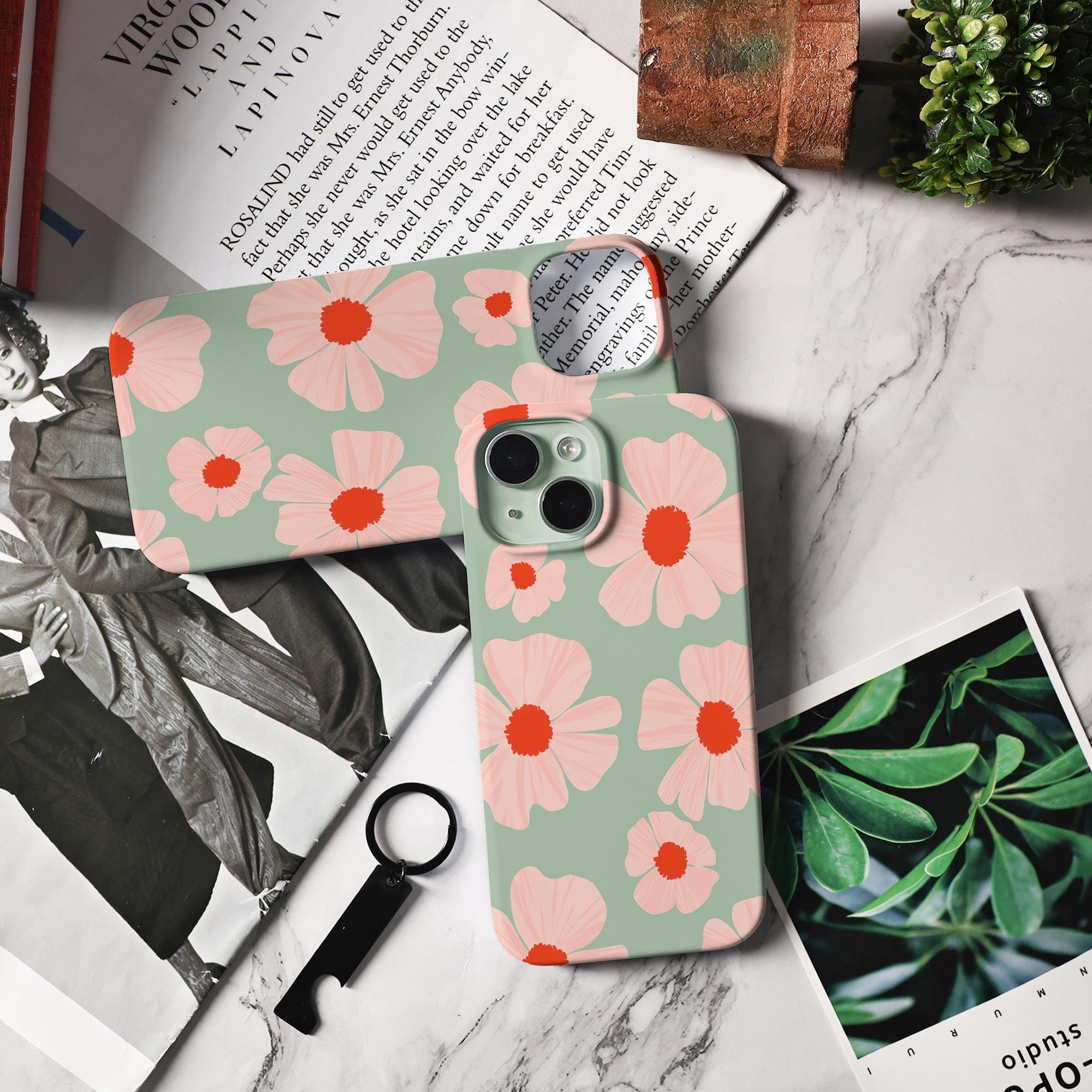 Simple Flowers Phone Case for iPhone Models - Image 2
