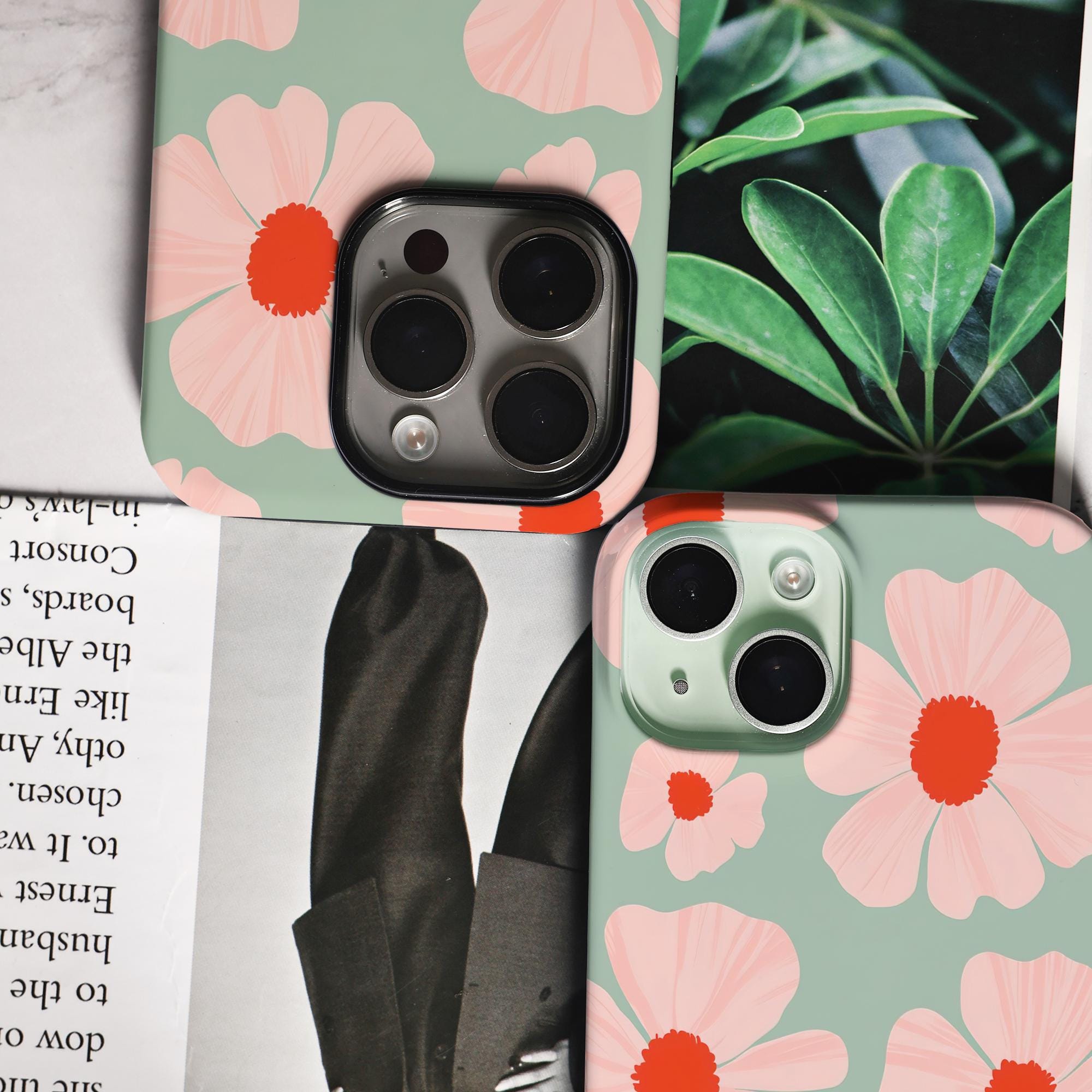 Simple Flowers Phone Case for iPhone Models - Image 5