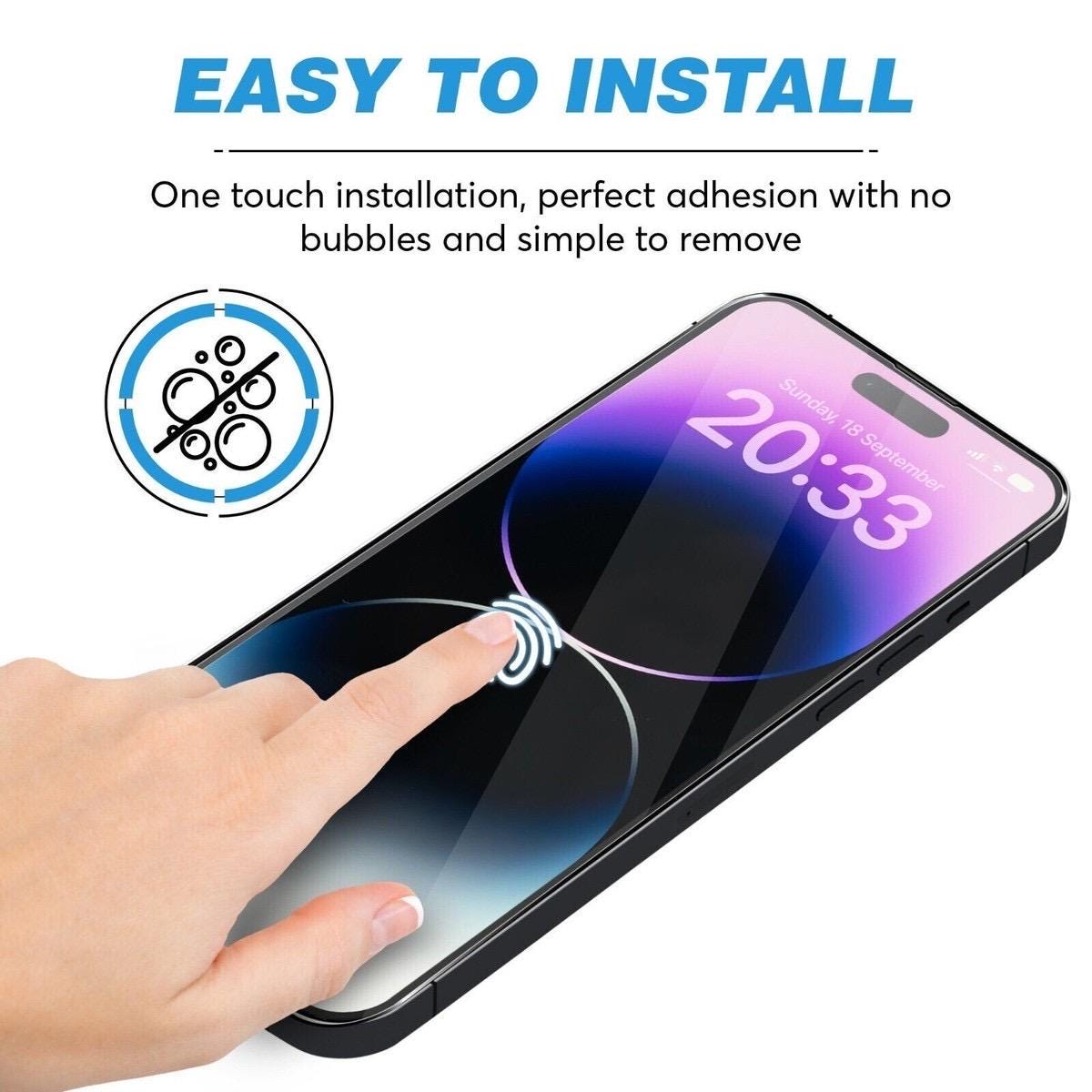iPhone Tempered Glass Screen Protector – Scratch Resistant, Easy Install - Image 4