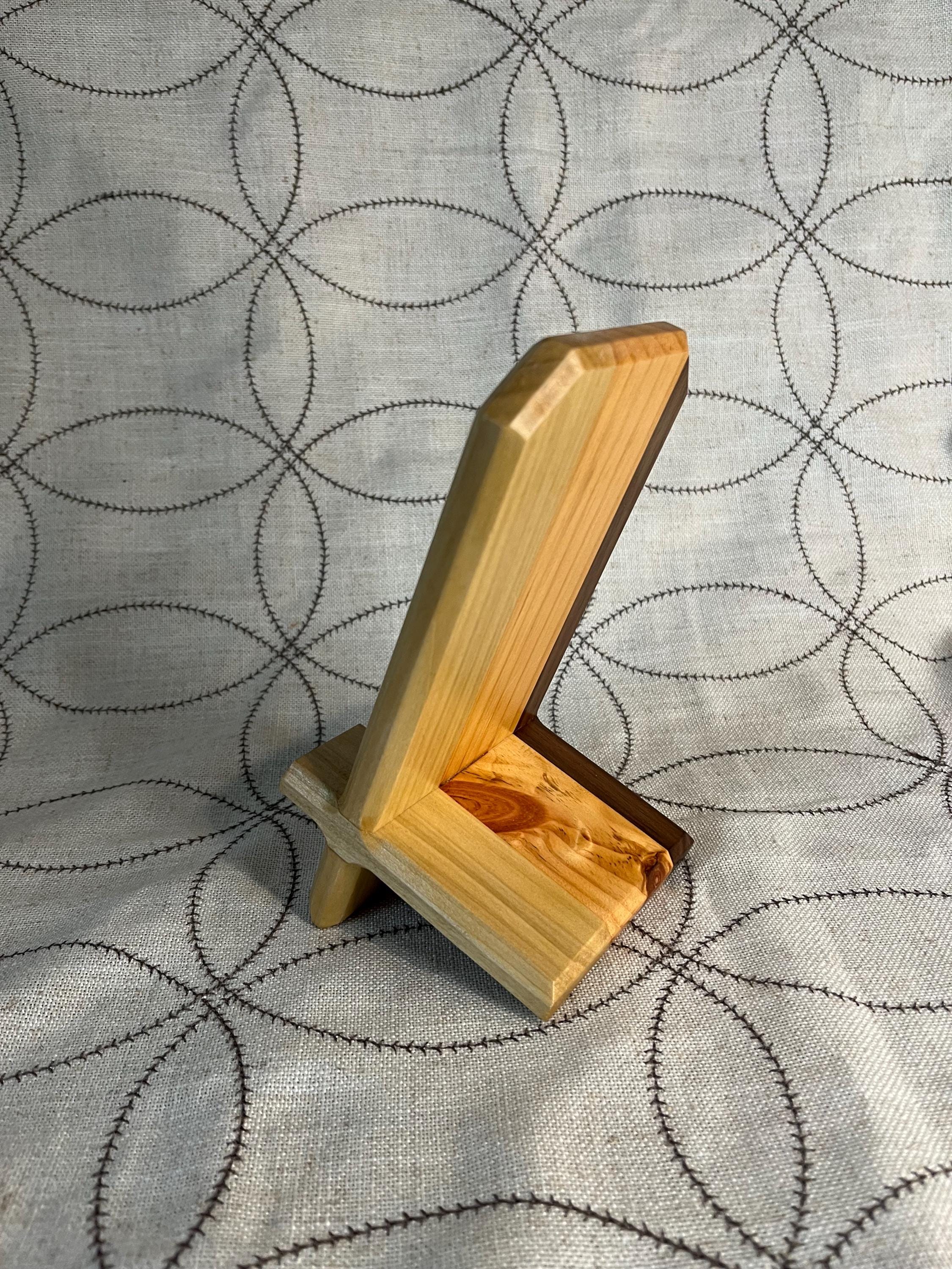 Multi-Wood Phone Stand for Desk - Image 5