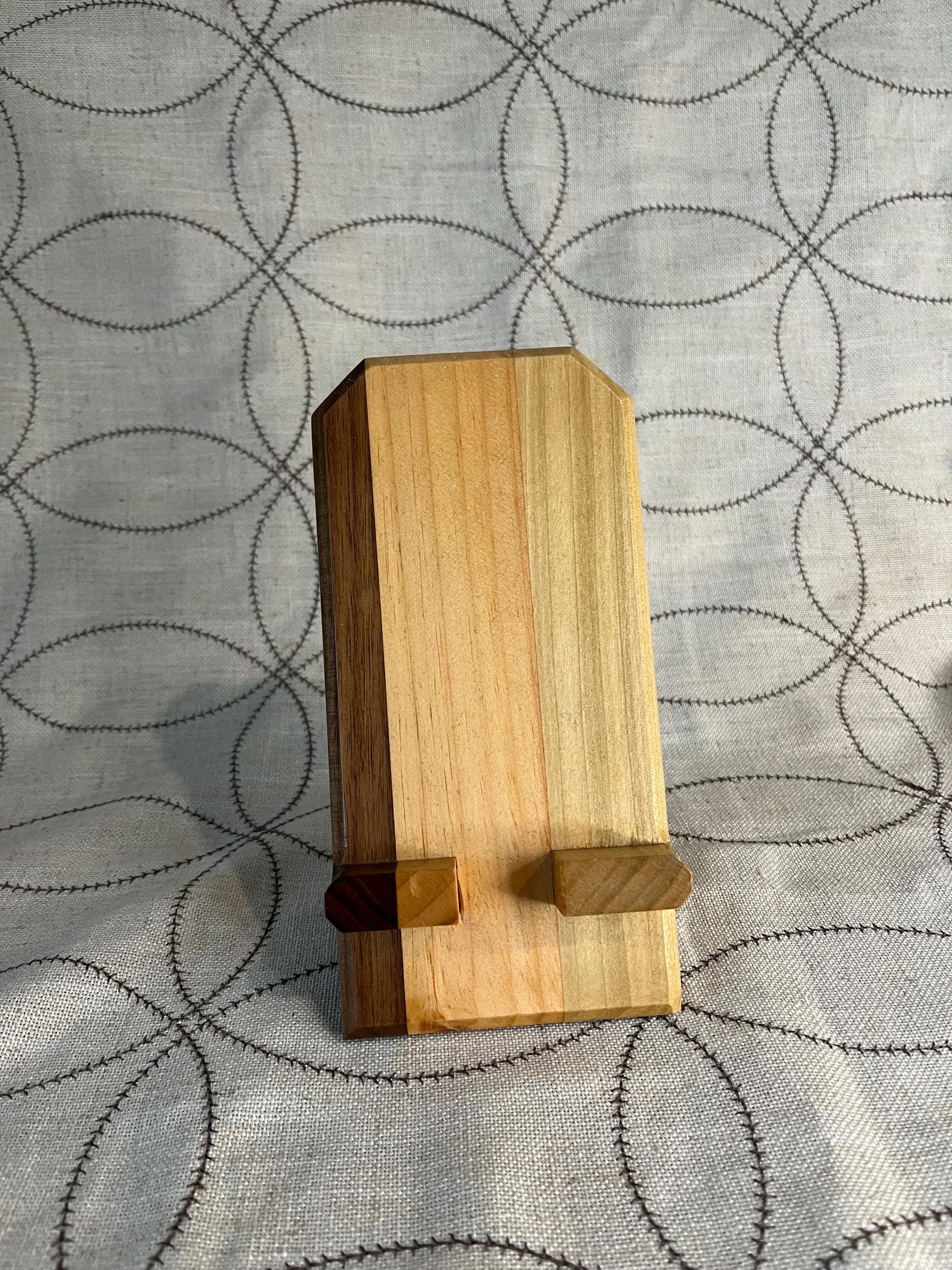 Multi-Wood Phone Stand for Desk - Image 4