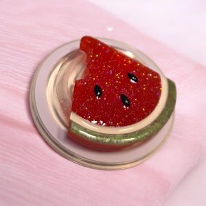 Watermelon Phone Grip: Resin Epoxy, Magnetic or Adhesive Option, Kindle Grip