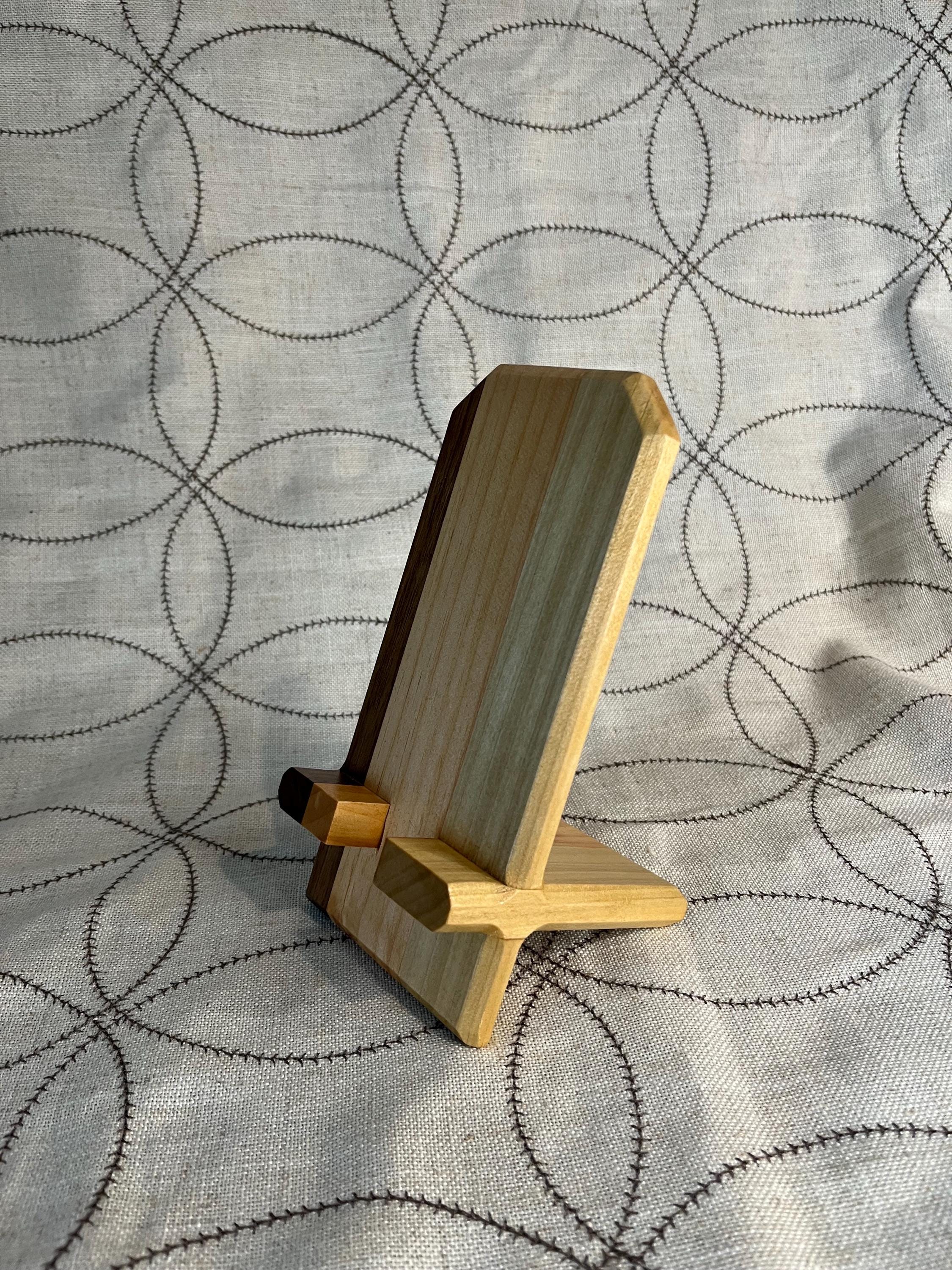 Multi-Wood Phone Stand for Desk - Image 3