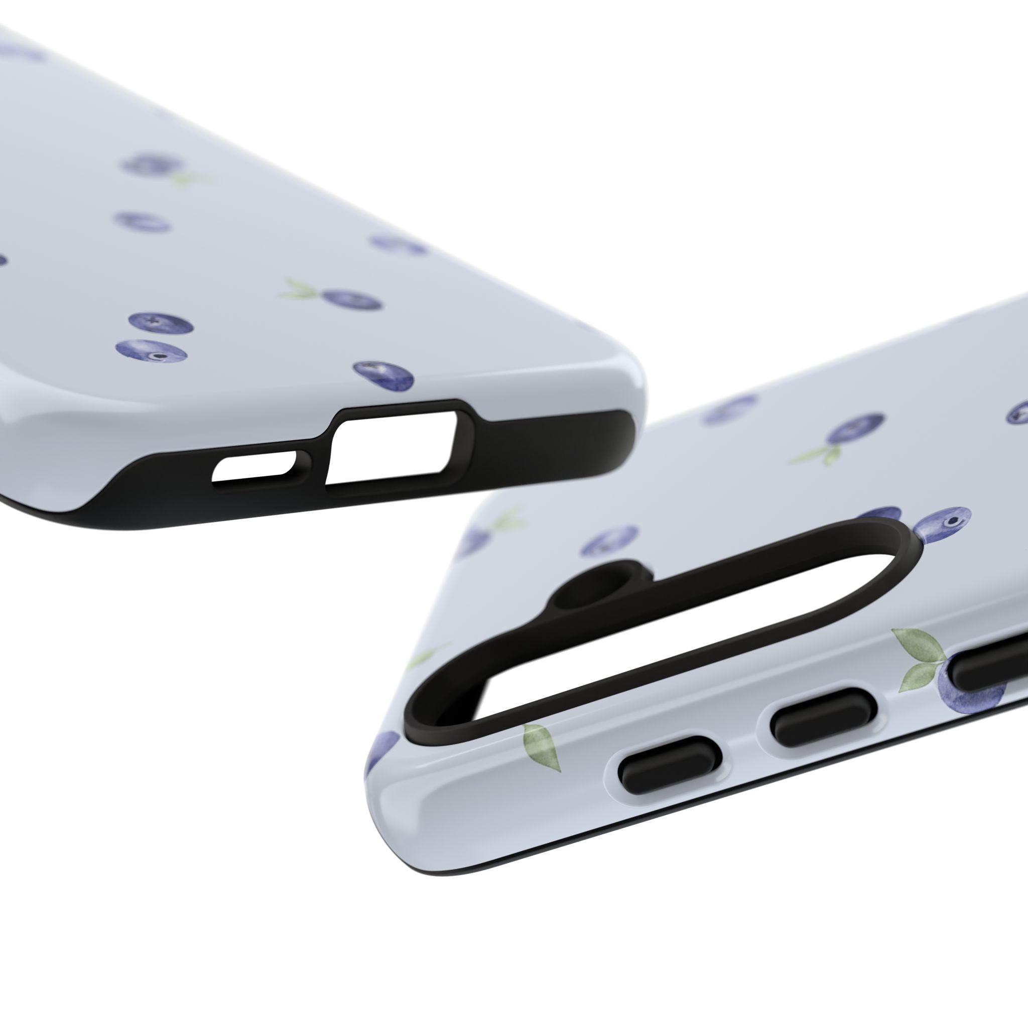 Blueberry Pattern Phone Case, Trendy Fruit Design - Image 6