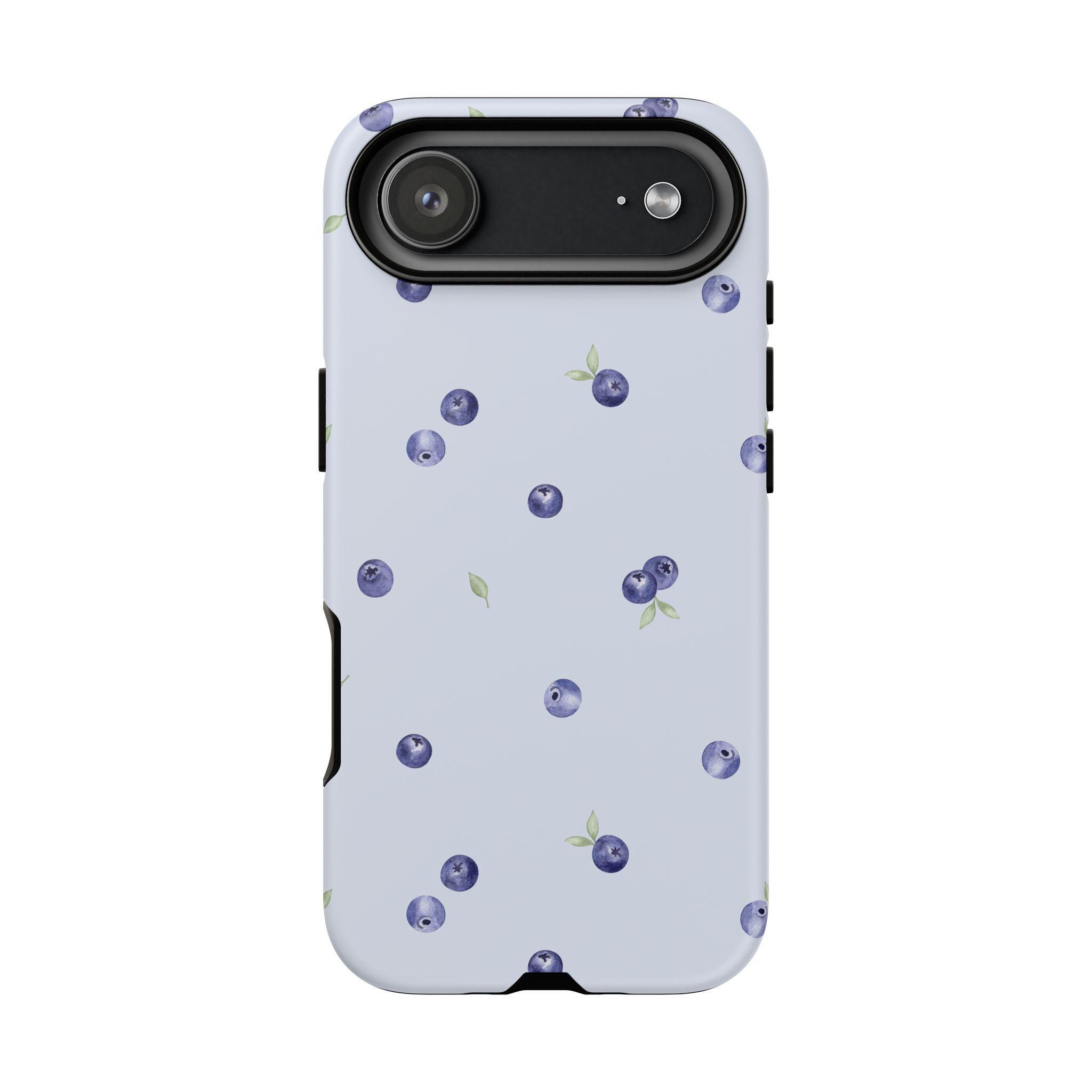 Blueberry Pattern Phone Case, Trendy Fruit Design - Image 8