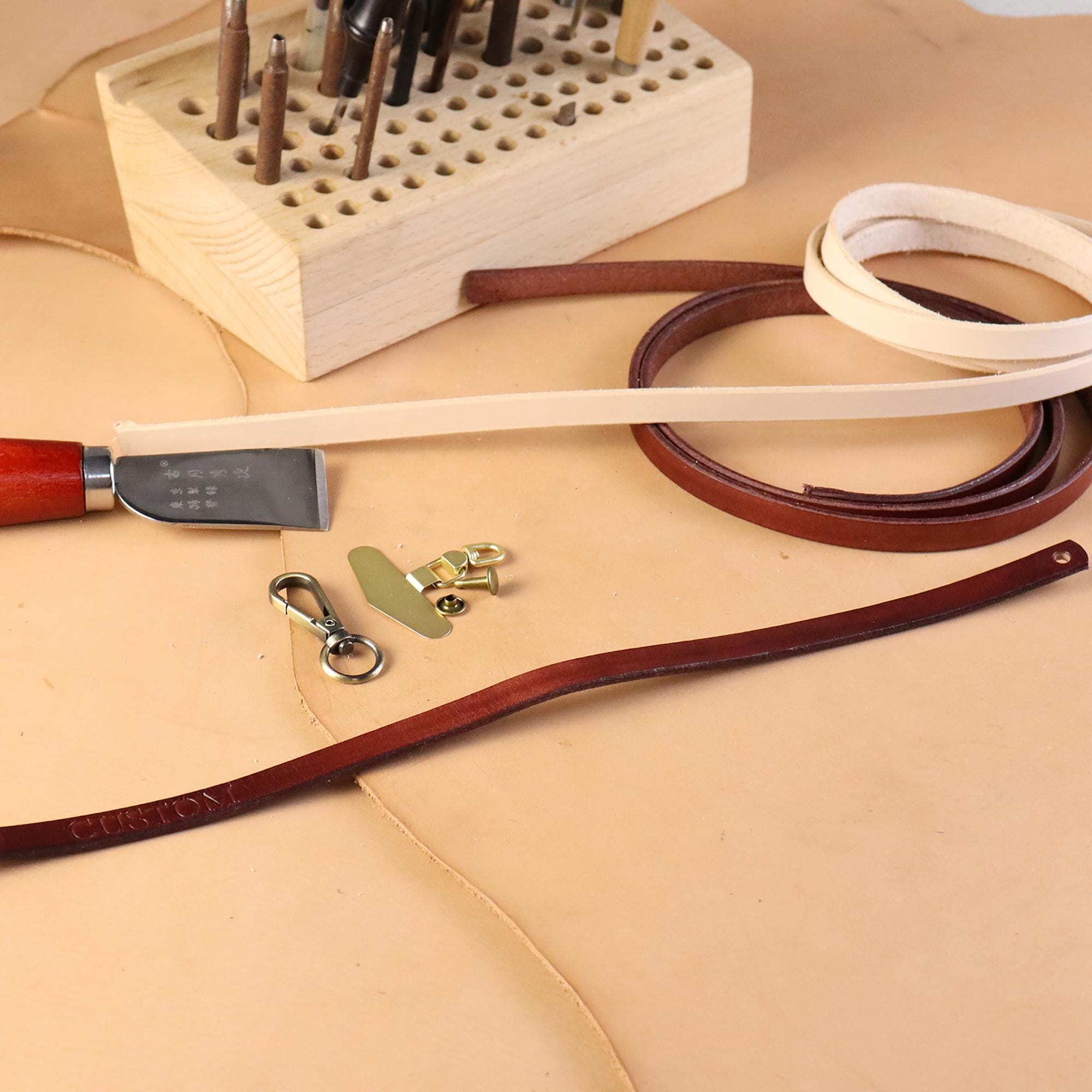 Leather Cell Phone Strap Crossbody Body Lanyard - Image 3