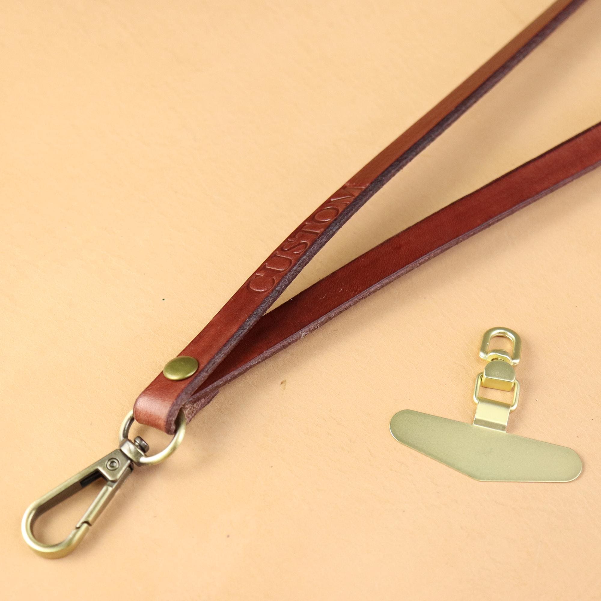 Leather Cell Phone Strap Crossbody Body Lanyard - Image 5