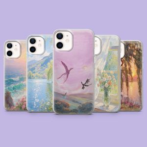 Fairytale Art Phone Case Landscape Painting Cover for iPhone 17Pro, 16, 15, 14, 13, Samsung S26, S25, S24, S23Fe, A16, A56, Pixel 10, 9Pro