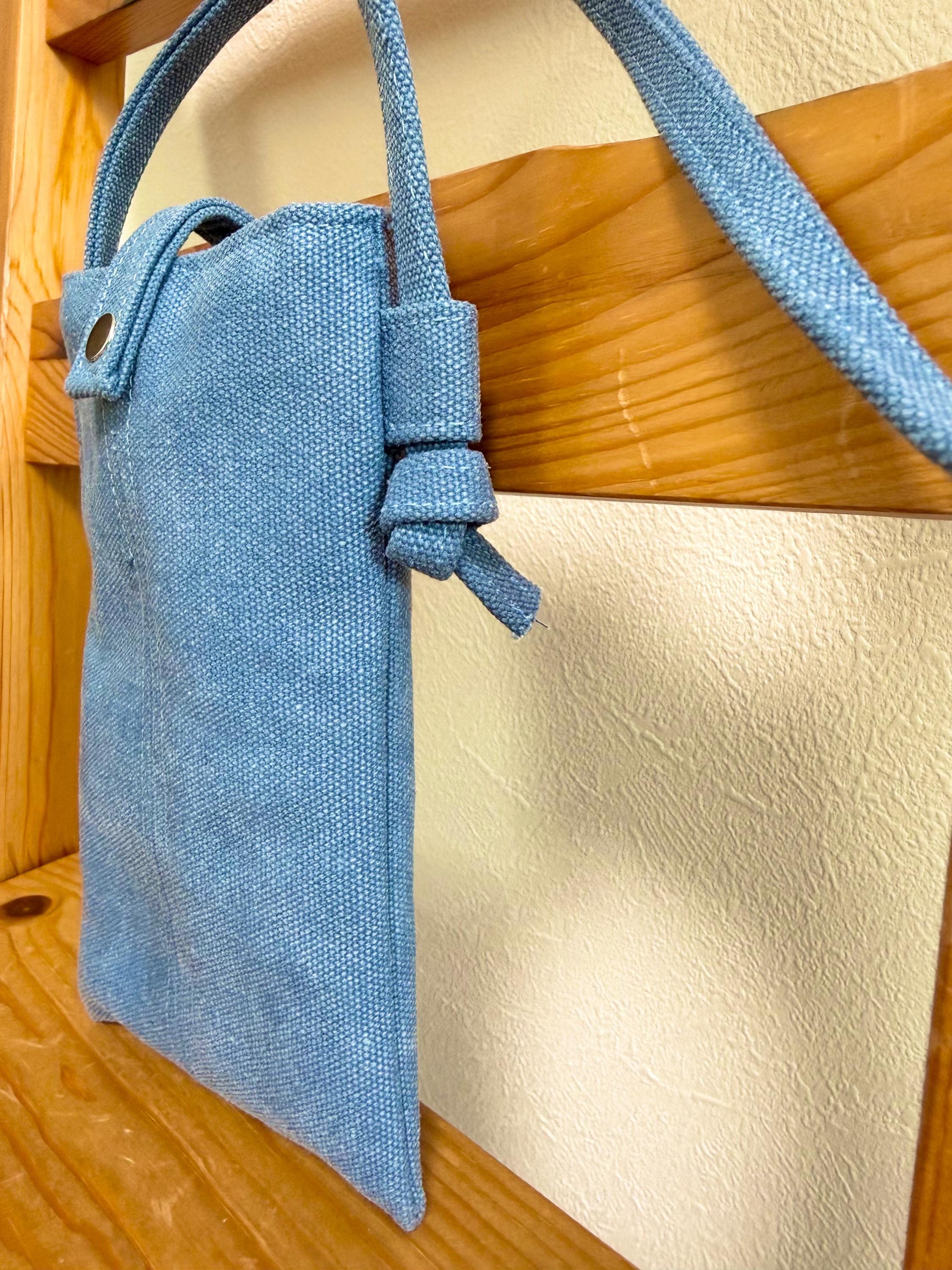 Minimalist Canvas Phone Pouch, Custom Size Crossbody Bag - Image 6