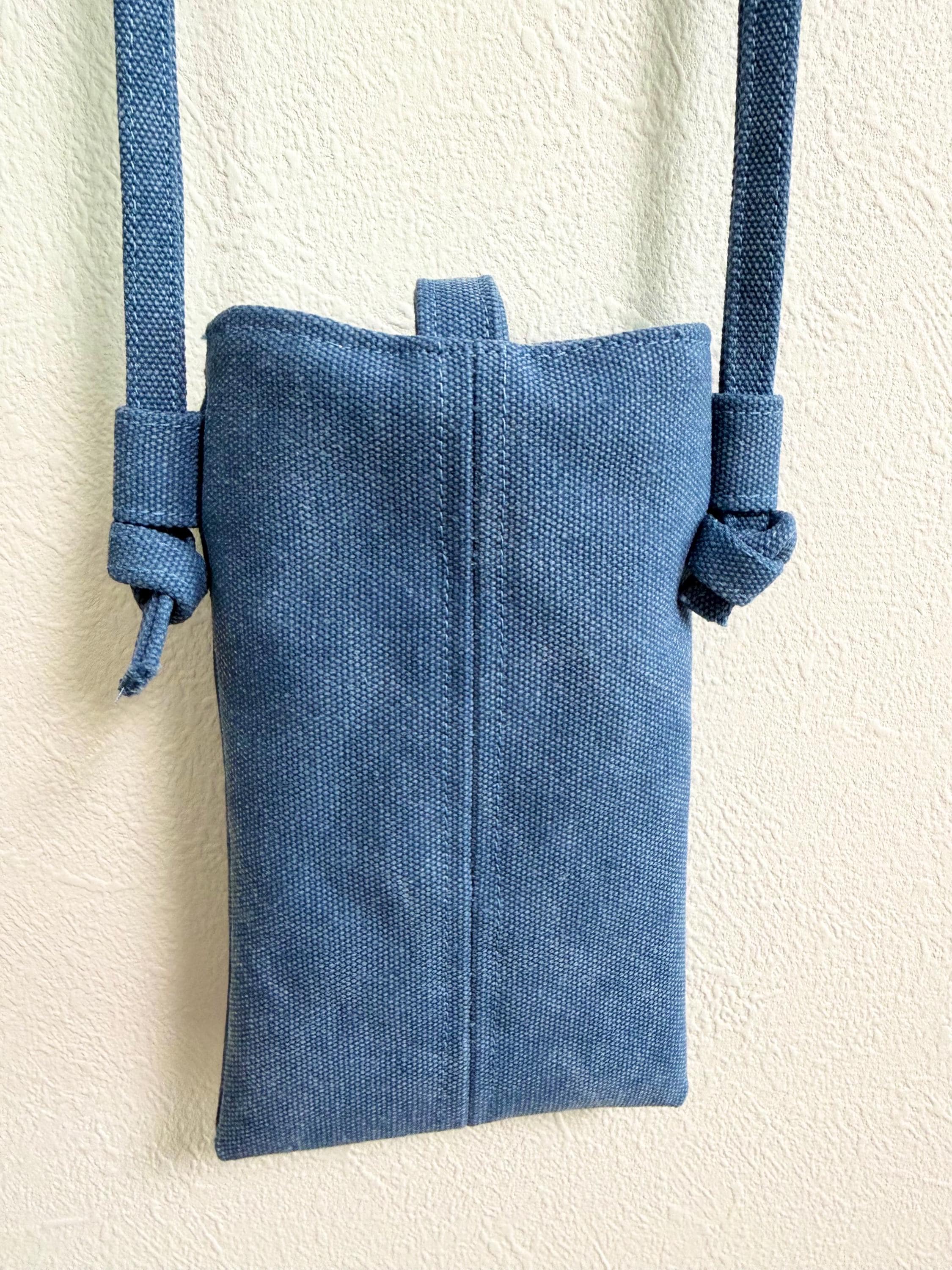 Minimalist Canvas Phone Pouch, Custom Size Crossbody Bag - Image 5
