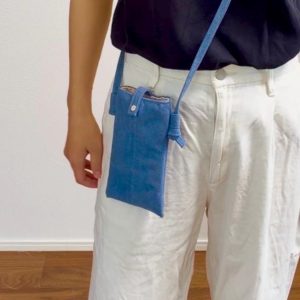 Minimalist Canvas Phone Pouch, Custom Size Crossbody Bag