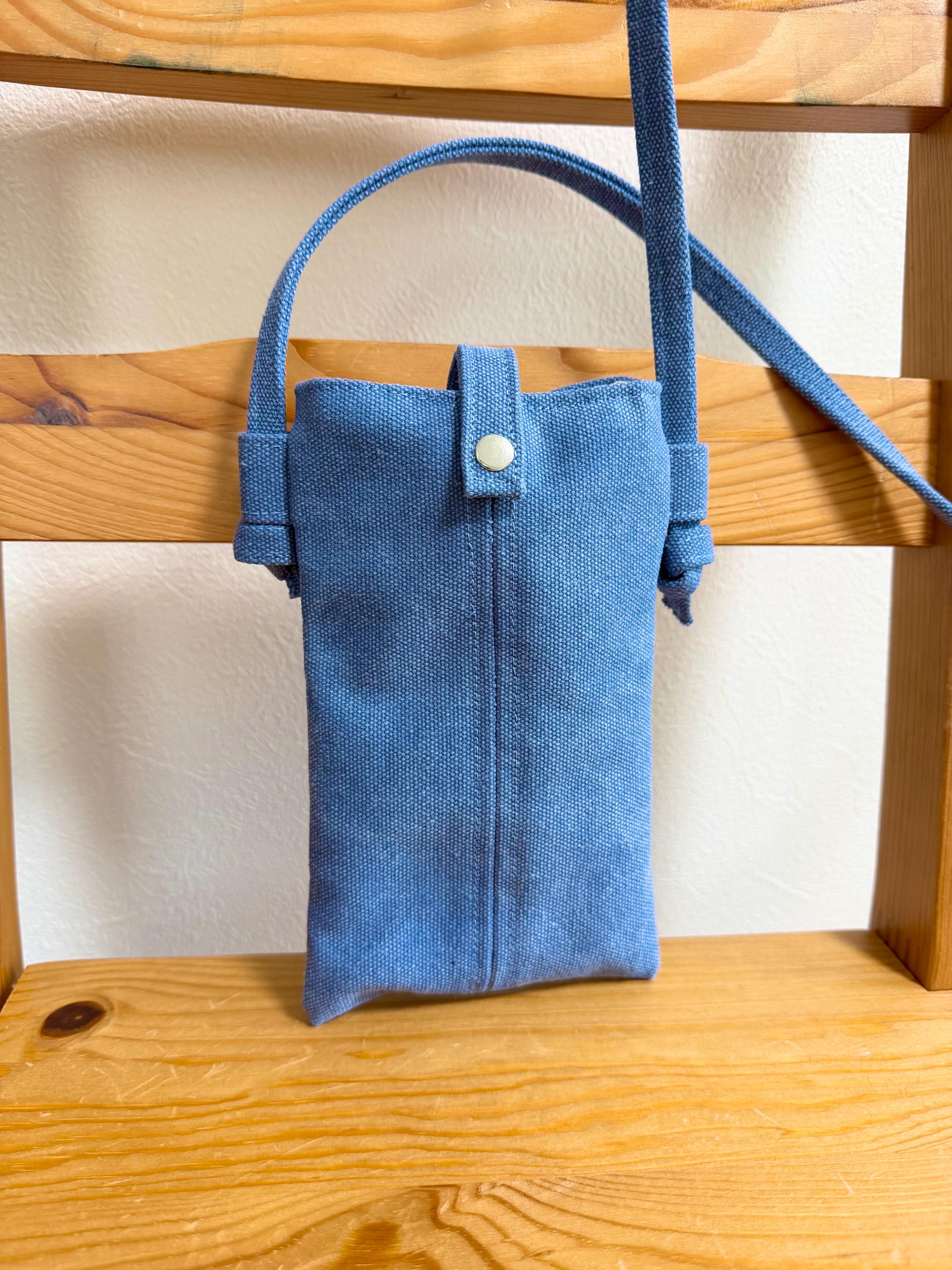 Minimalist Canvas Phone Pouch, Custom Size Crossbody Bag - Image 7