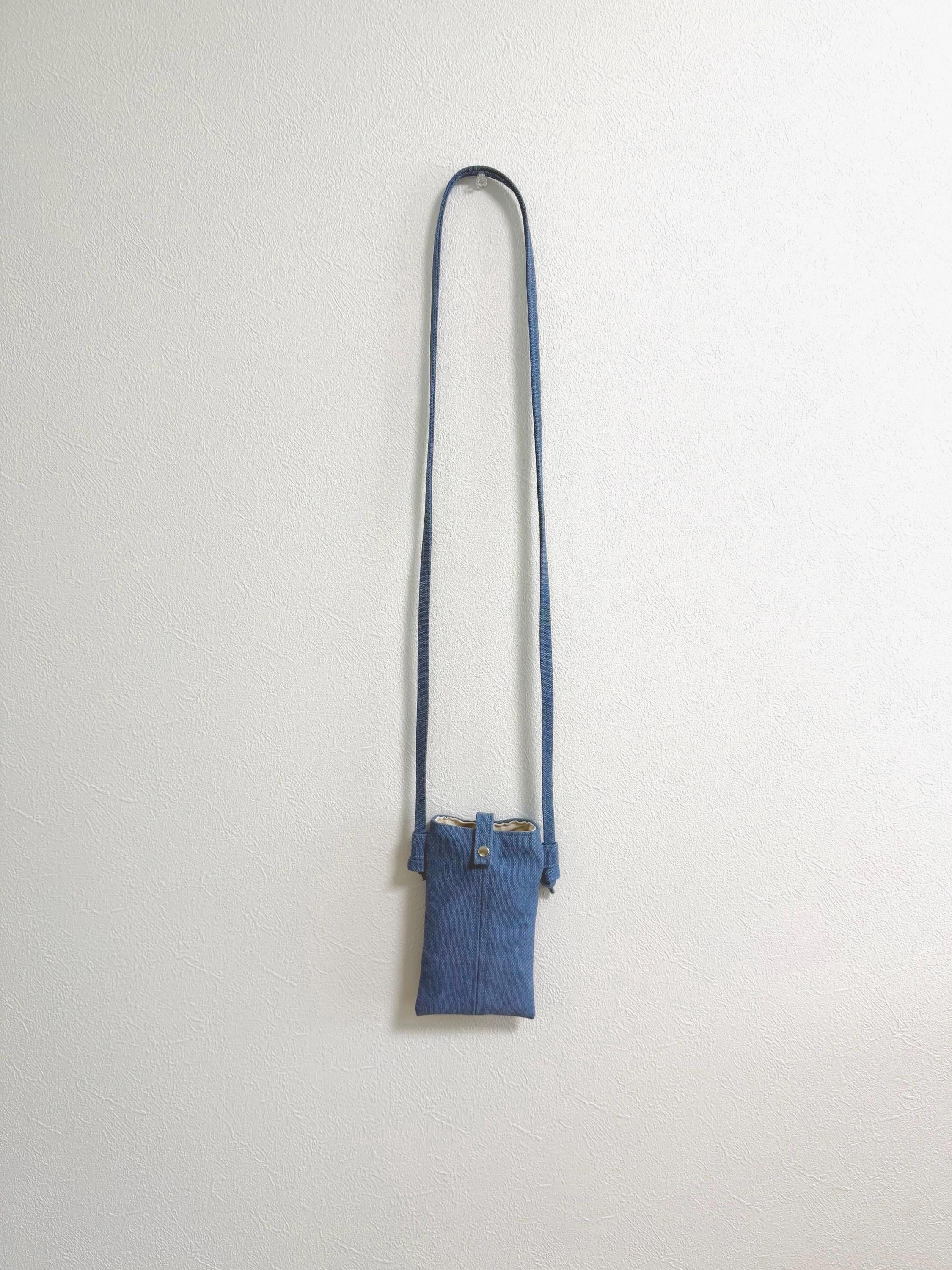 Minimalist Canvas Phone Pouch, Custom Size Crossbody Bag - Image 3