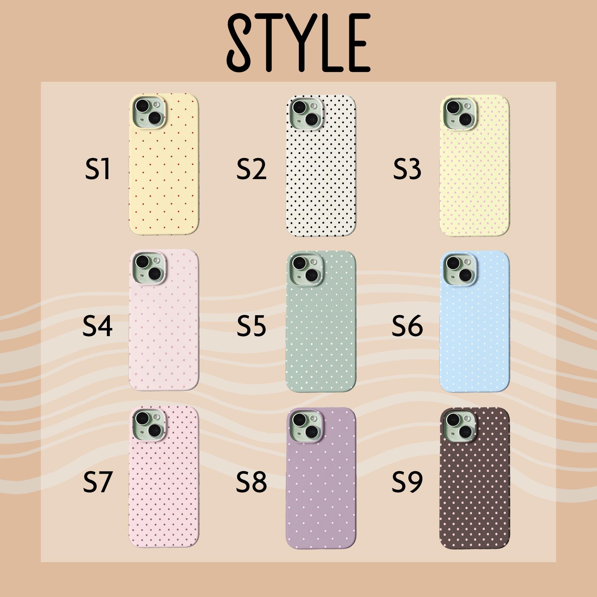 Customizable Polka Dot Phone Case for iPhone Models - Image 10