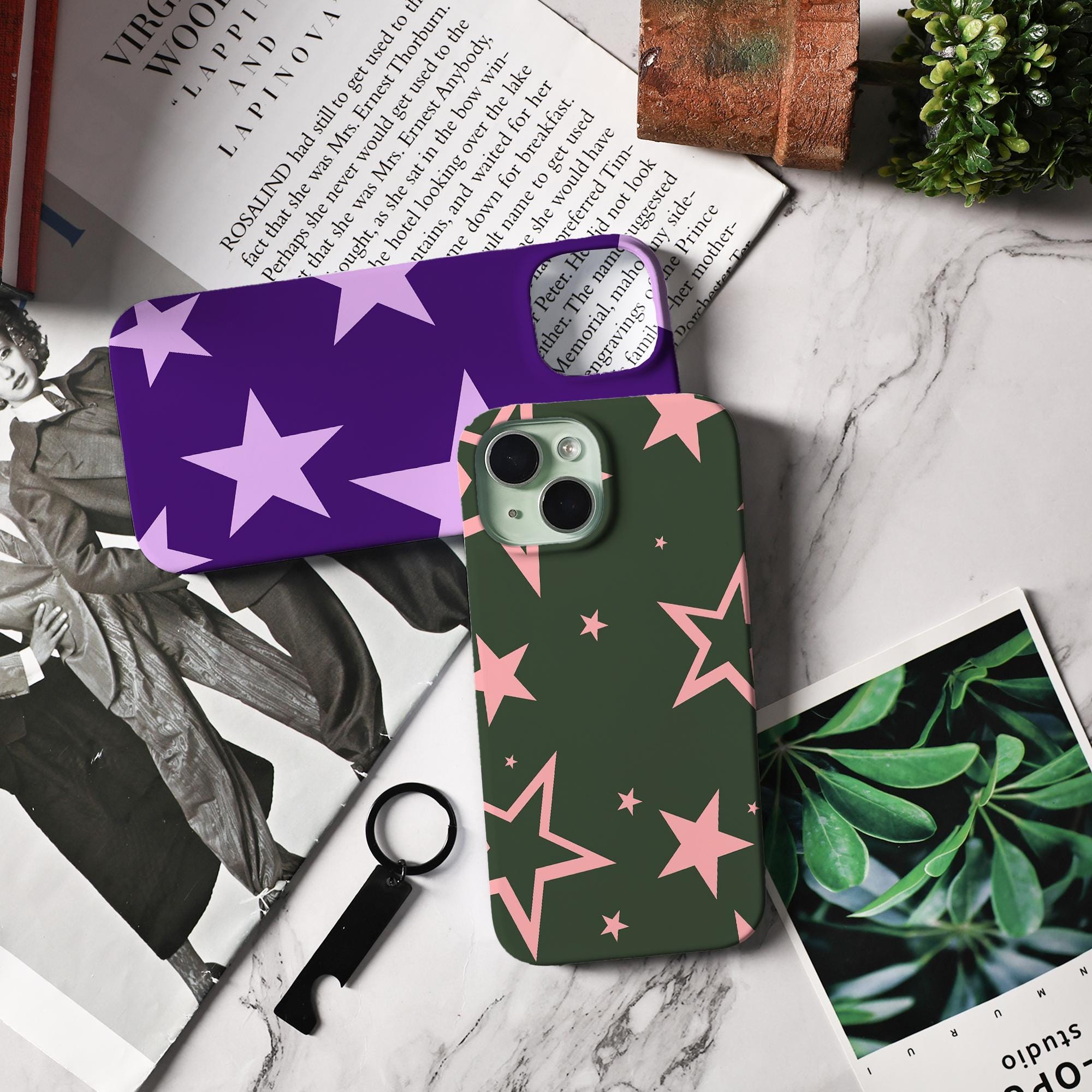Customizable Star Design Phone Case for iPhone Models - Image 4