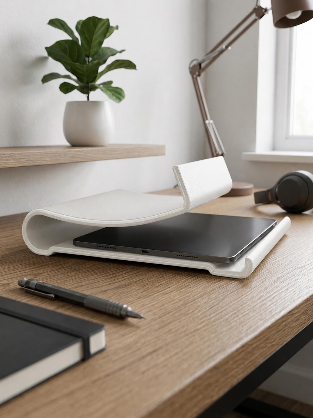 Elegant Curved Tablet Stand - Image 3