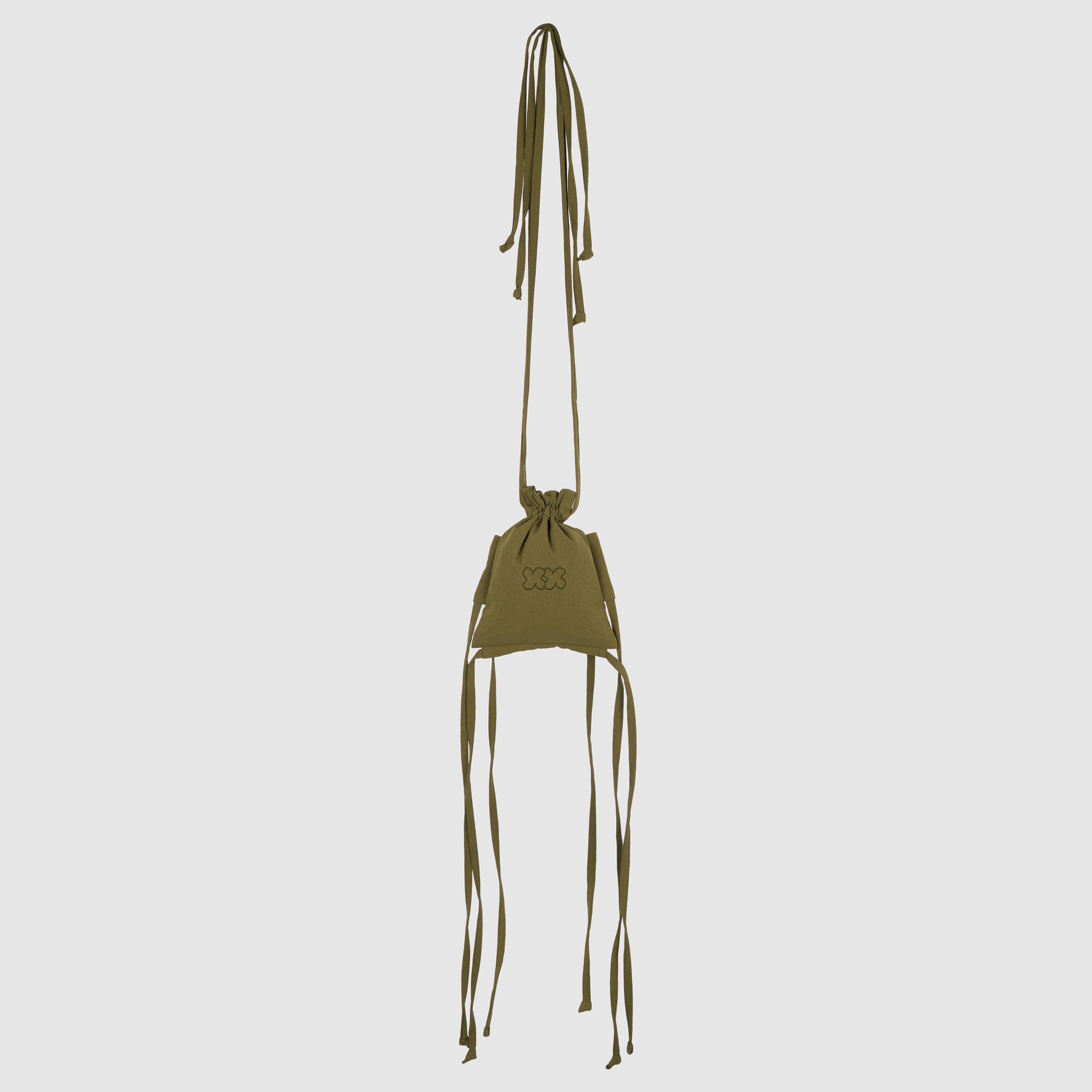 Drawstring Phone Bag with Long Ribbons - Image 9