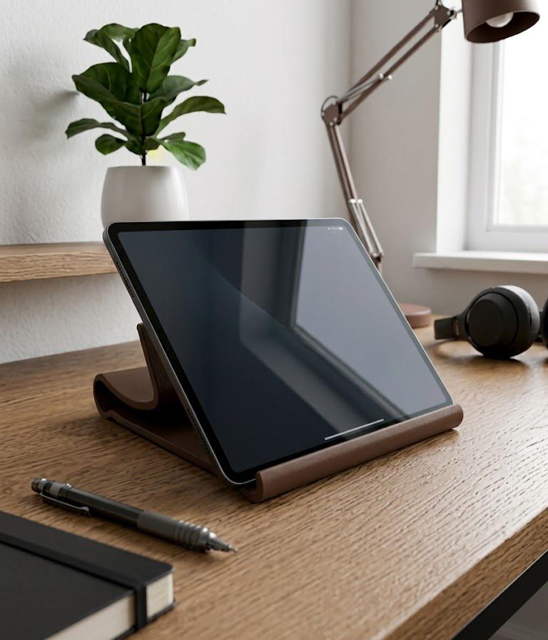 Elegant Curved Tablet Stand