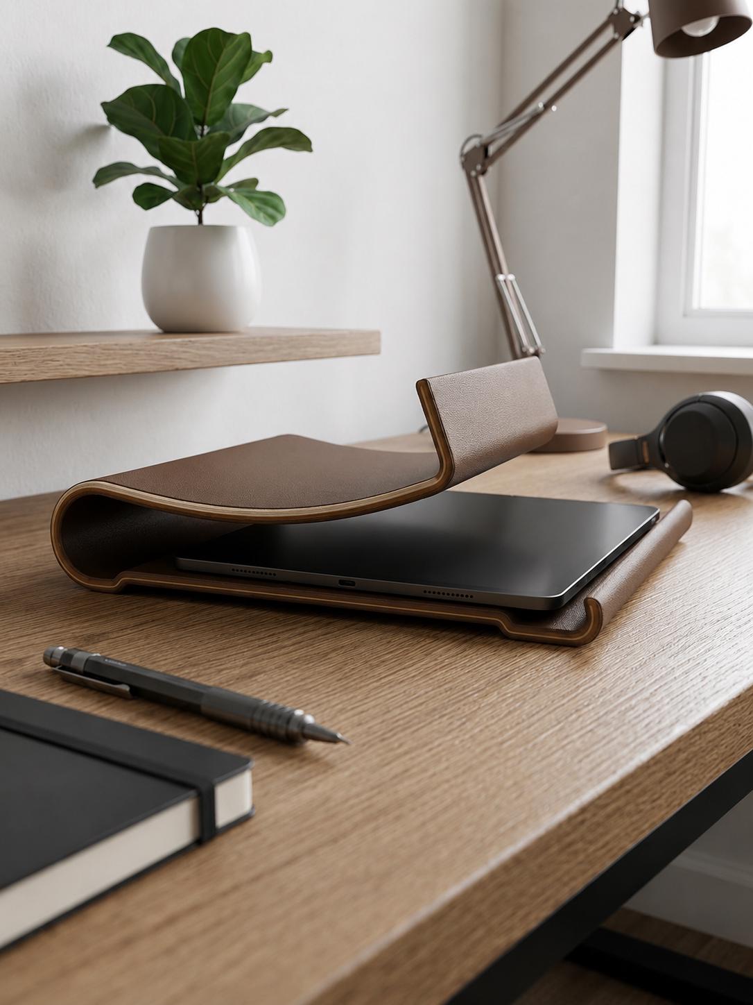 Elegant Curved Tablet Stand - Image 2