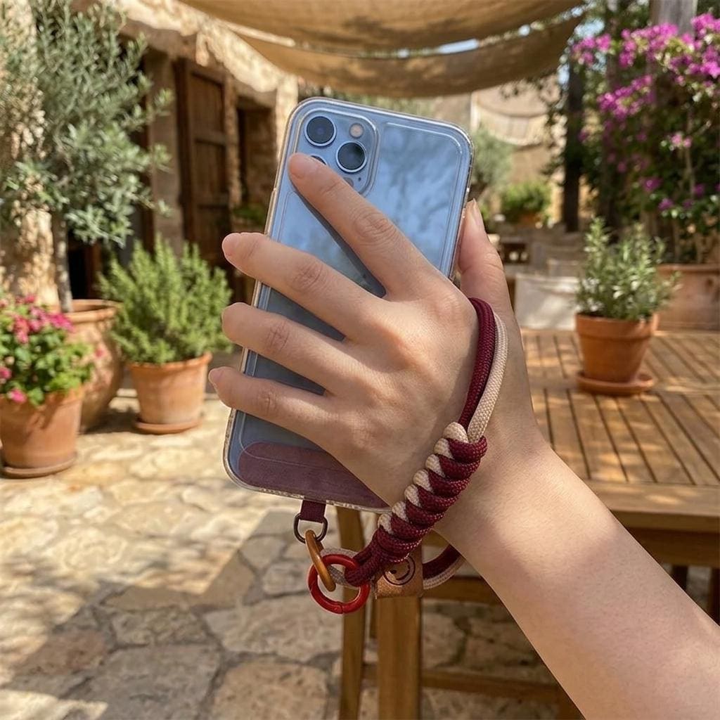 Woven Phone Wrist Strap, Colorful Braided Lanyard for Smartphones - Image 5
