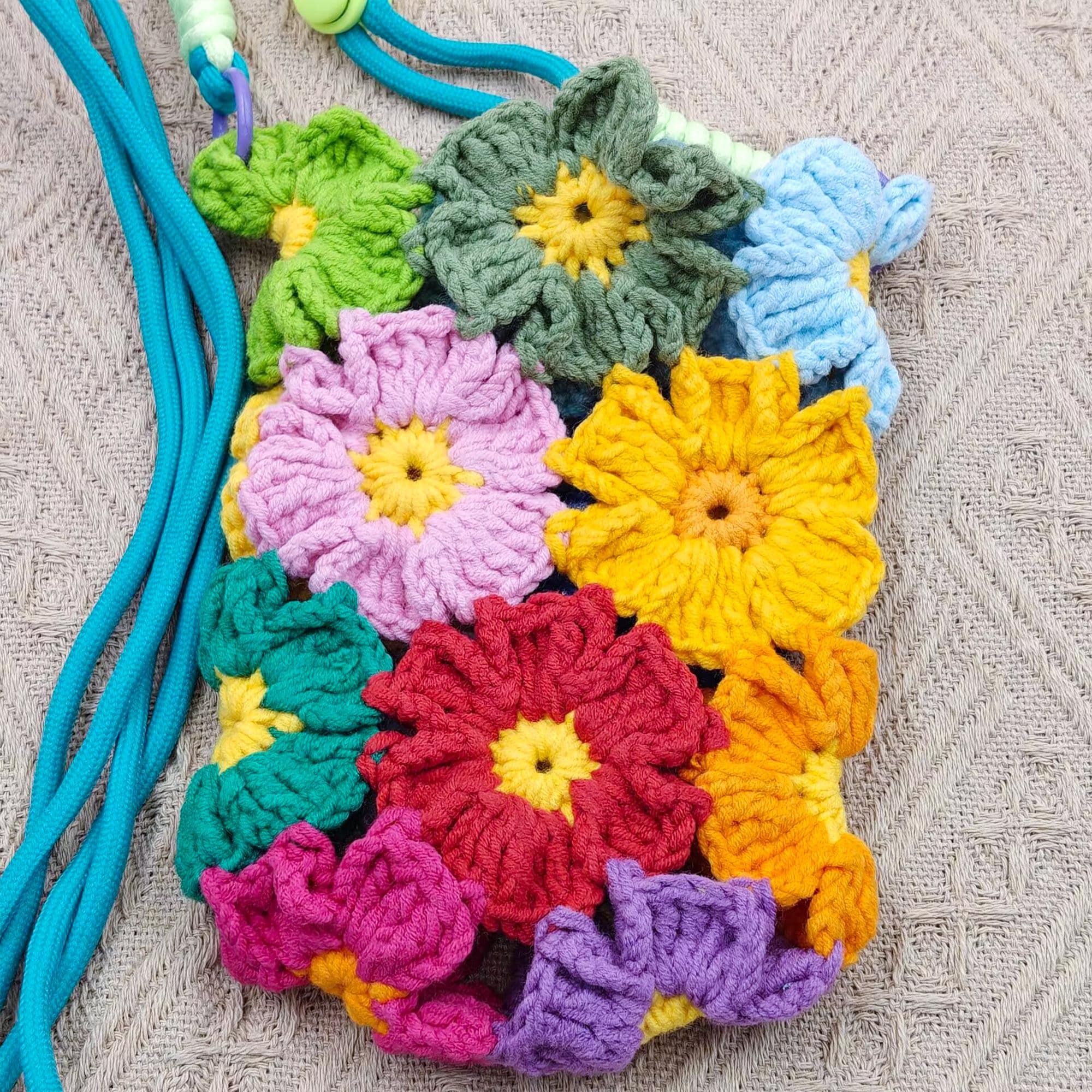 Floral Crochet Phone Case and Crossbody Phone Bag - Image 10