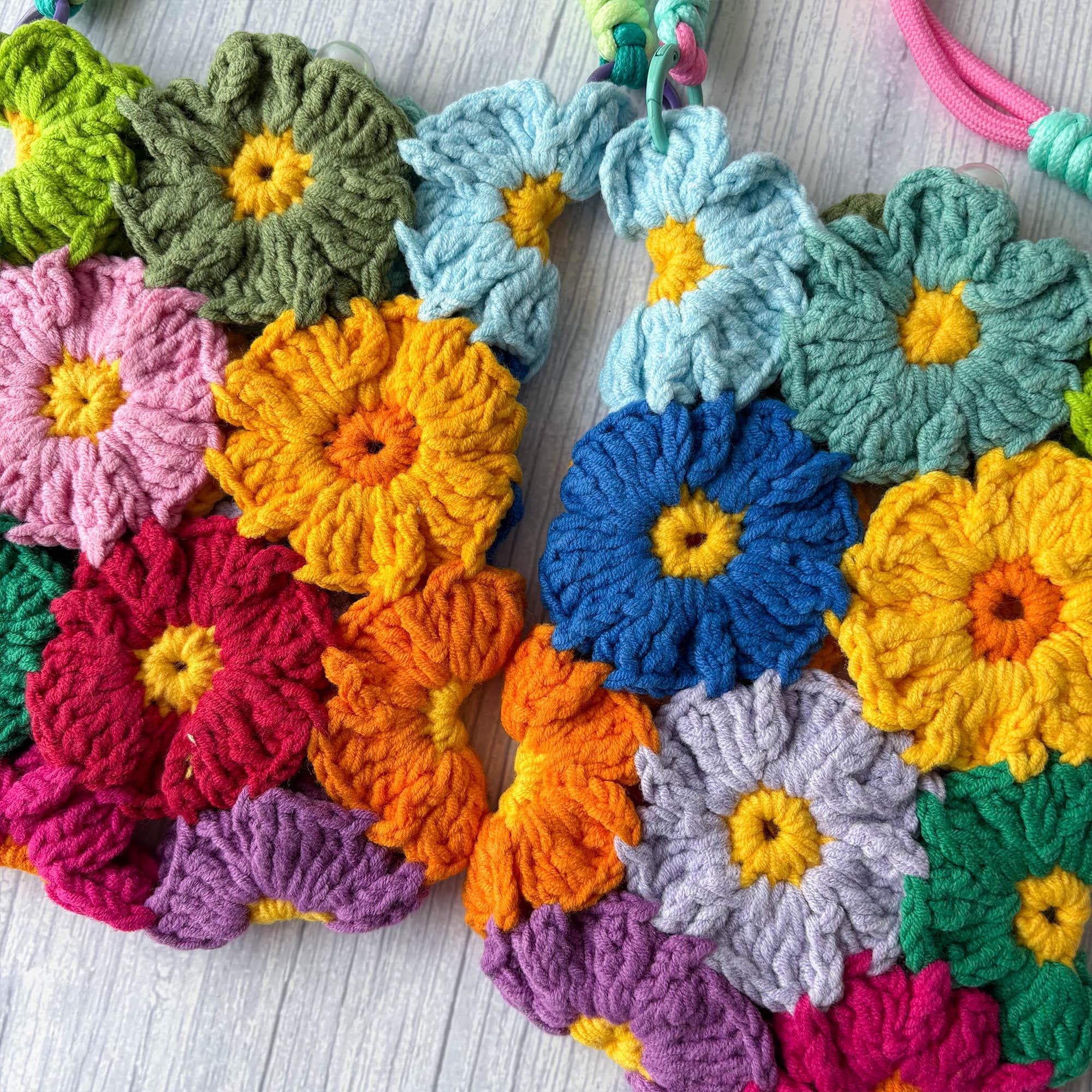 Floral Crochet Phone Case and Crossbody Phone Bag - Image 14