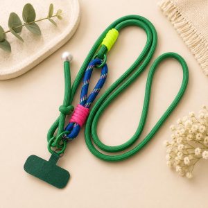 Phone Lanyard Crossbody Strap, Adjustable Wristlet Phone Holder, Hands Free Cell Phone Strap, Nylon Neck Lanyard, Phone Case Accessory