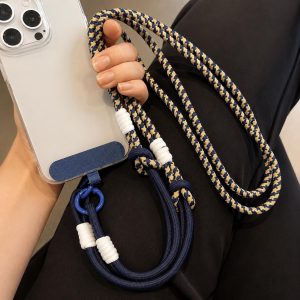 3 in 1 Phone Lanyard Crossbody Strap, 120cm Removable Phone Wrist Strap, Neck Lanyard, Water Bottle Holder, Hands Free Phone Strap