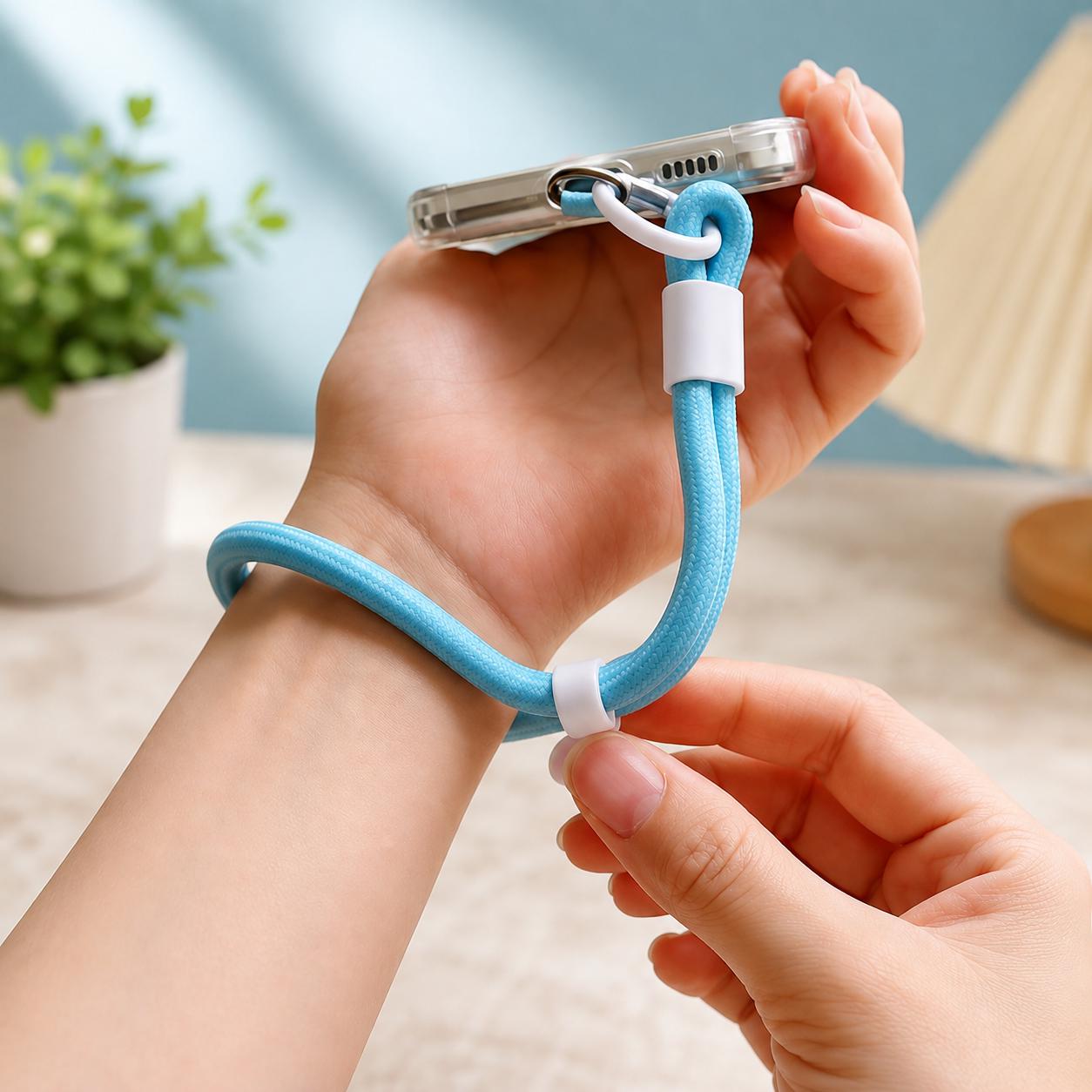 Adjustable Nylon Phone Wrist Strap, Lightweight Lanyard for Phone Case - Image 2