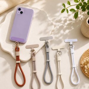 Adjustable Nylon Phone Wrist Strap, Lightweight Lanyard for Phone Case